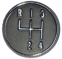SKU: SP610 - 1961-1985 Shift Pattern Plate. 4-Sp
